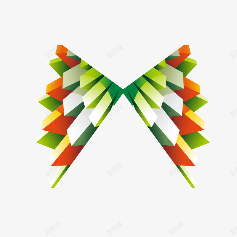 彩色立体放射状图形矢量图ai免抠素材_88icon https://88icon.com 图形 彩色 放射状 立体 矢量图
