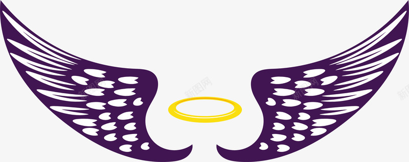飞翔的天使圆环翅膀矢量图eps免抠素材_88icon https://88icon.com 卡通天使之翼 圆环 天使 矢量图 矢量天使之翼 矢量翅膀 翅膀 翅膀翼 飞翔