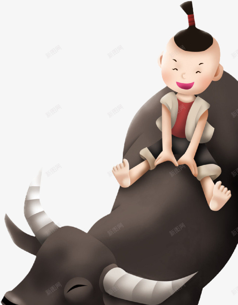 清明放牛郎娃png免抠素材_88icon https://88icon.com 娃 当 放牛 清明
