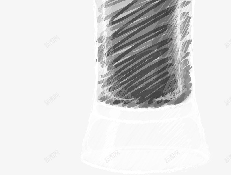 黑色简约手绘果汁png免抠素材_88icon https://88icon.com 免抠PNG 手绘 果汁 清凉夏日 简约 线条 装饰图案 黑色