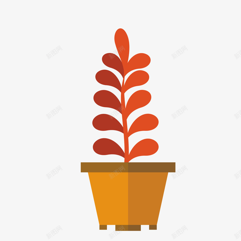 小清新绿色盆栽植物png免抠素材_88icon https://88icon.com 叶子 叶片 图案 小清新 树木 植物 盆栽 简约 绿色 花盆 装饰