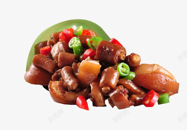 红烧美味香辣猪尾巴png免抠素材_88icon https://88icon.com 猪尾 猪肉 红椒 红烧 美味 辣椒 青椒 香辣猪尾巴