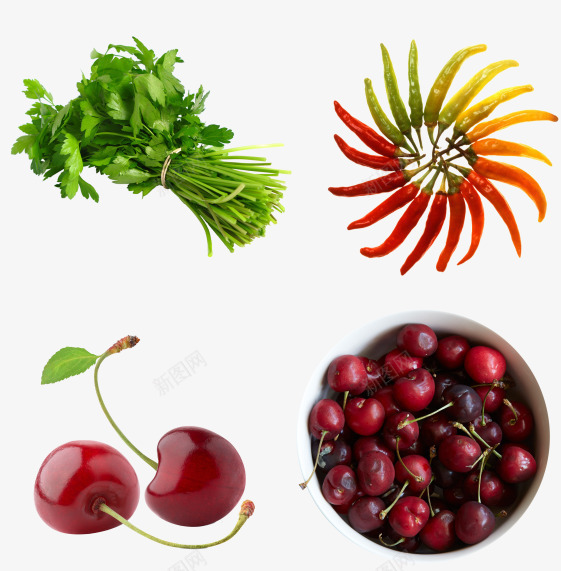 厨房食材png免抠素材_88icon https://88icon.com 产品实物 厨房烹饪 樱桃 车厘子 辣椒 面包果蔬
