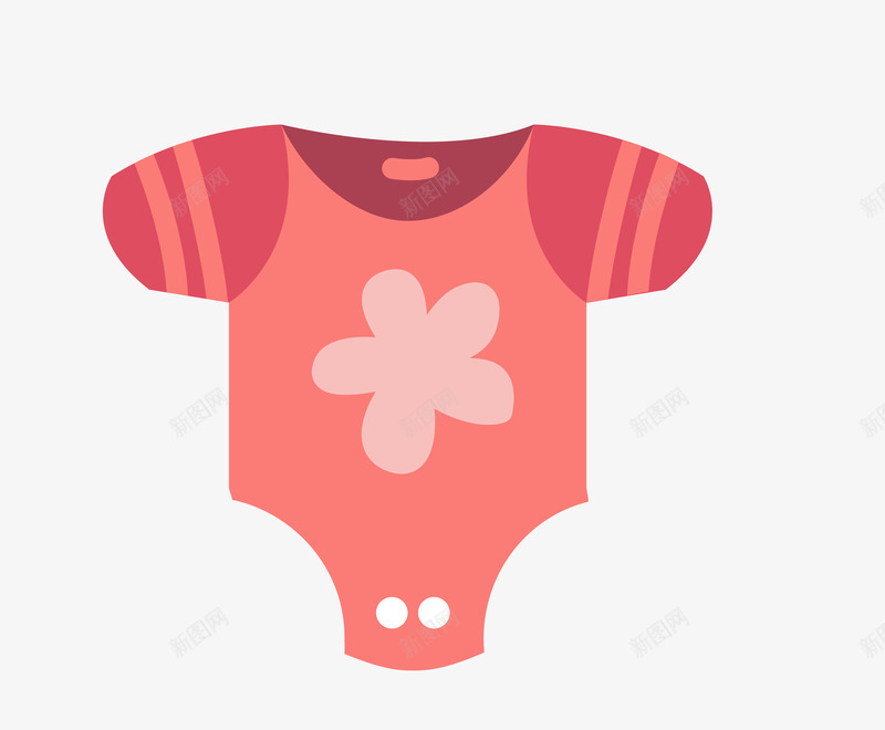 手绘卡通婴儿连体衣png免抠素材_88icon https://88icon.com 1岁婴儿 夏 宝宝衣服 新生儿连体衣 爬服 童装