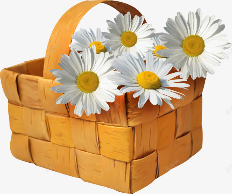 花篮png免抠素材_88icon https://88icon.com 插花 盆栽 花景 花束 花瓣 花瓶 花篮