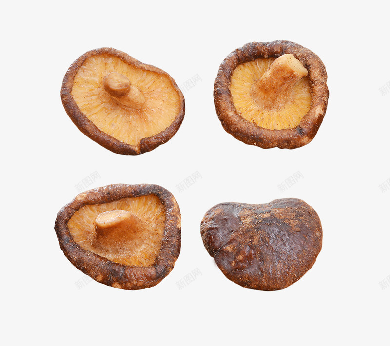 油炸香菇干休闲零食png免抠素材_88icon https://88icon.com 干货 香菇干油炸香菇干休闲零食