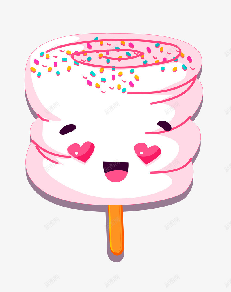 龙卷风棉花糖png免抠素材_88icon https://88icon.com 卡通 手绘 手绘棉花糖PNG 棉花糖 笑脸棉花糖 糖果 龙卷风 龙卷风棉花糖
