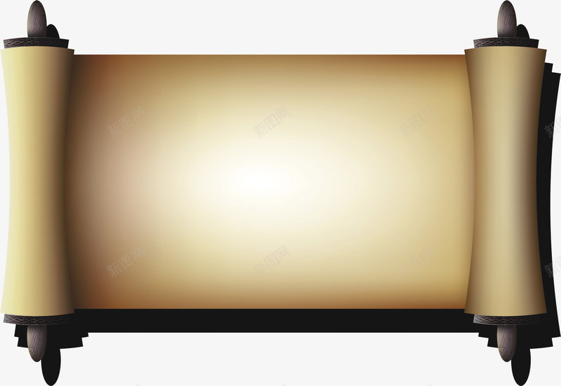 中国风卷轴png免抠素材_88icon https://88icon.com 中国风 卷轴 古典