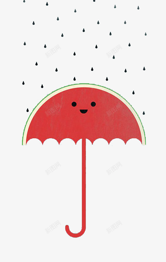 卡通西瓜png免抠素材_88icon https://88icon.com 创意 扁平化西瓜 西瓜免扣PNG 西瓜子 西瓜插画 西瓜装饰 西瓜雨伞