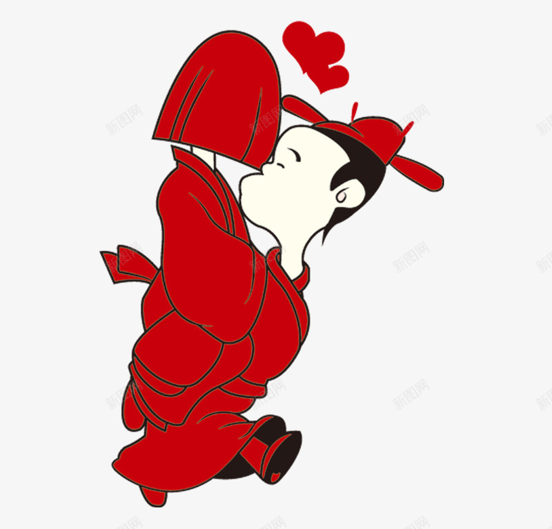 结婚公仔png免抠素材_88icon https://88icon.com 新人 新娘 新郎 结婚