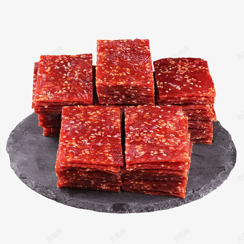 蜜汁微辣肉脯png免抠素材_88icon https://88icon.com 产品实物 休闲小吃 即食 肉干肉脯 肉类零食 蜜汁微辣肉脯 靖江特产猪肉脯干