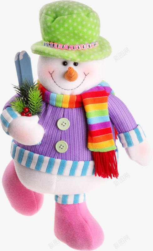 可爱雪人娃娃png免抠素材_88icon https://88icon.com 围巾 布娃娃 帽子 玩具 雪人