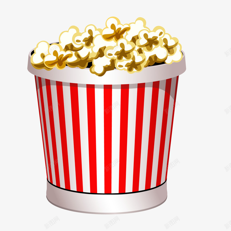 卡通手绘食物爆米花png免抠素材_88icon https://88icon.com 休闲零食 卡通 手绘 爆米花 爆米花贴纸 电影院 食物
