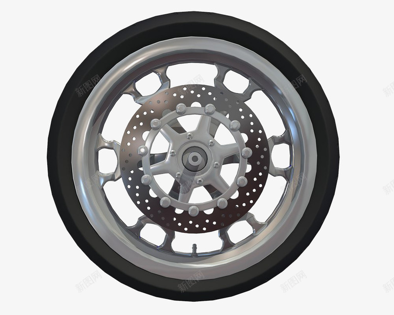 一个全新黑银色摩托车轮胎png免抠素材_88icon https://88icon.com 一个全新黑银色摩托车轮胎 摩托车轮胎 轮胎 银色 黑色 黑银色