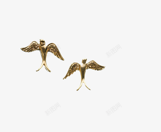 金色金色小鸟胸针png免抠素材_88icon https://88icon.com 胸针 装饰 装饰品 金属小鸟 鸟