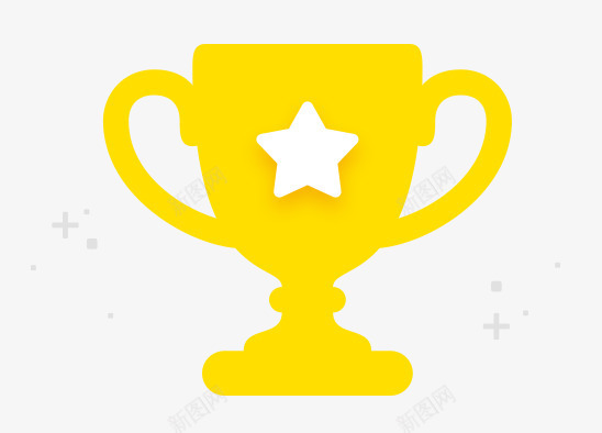 卡通黄色冠军奖杯png免抠素材_88icon https://88icon.com 冠军 卡通 奖杯 胜利 黄色