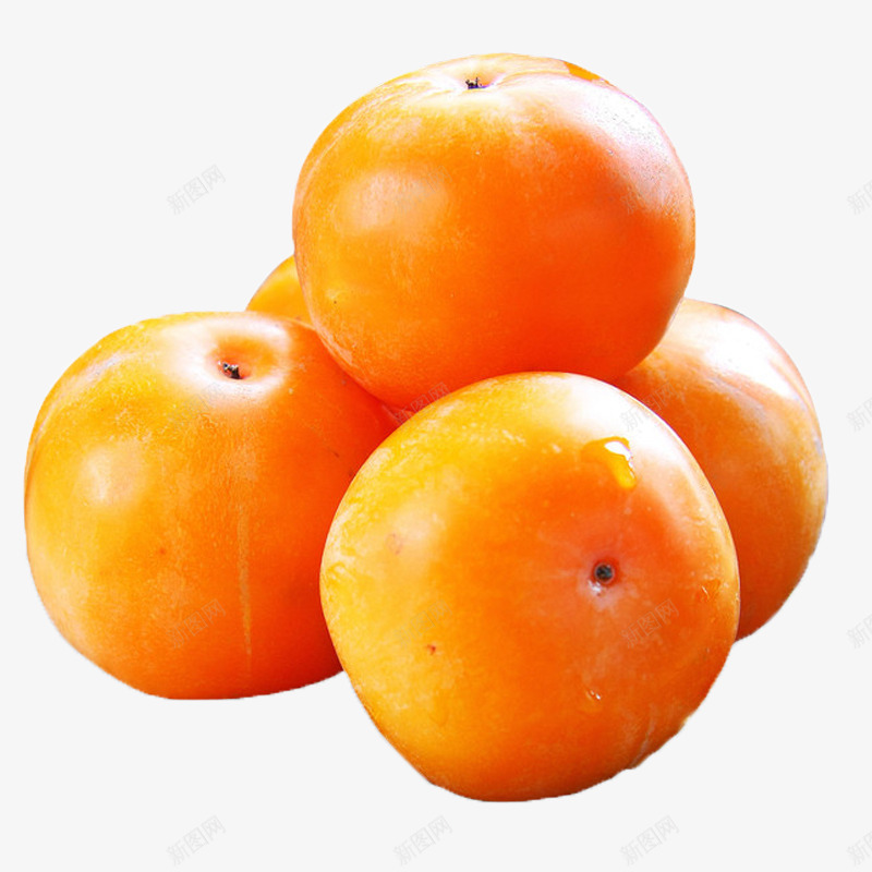 柿子png免抠素材_88icon https://88icon.com 一堆柿子 水果 金黄色
