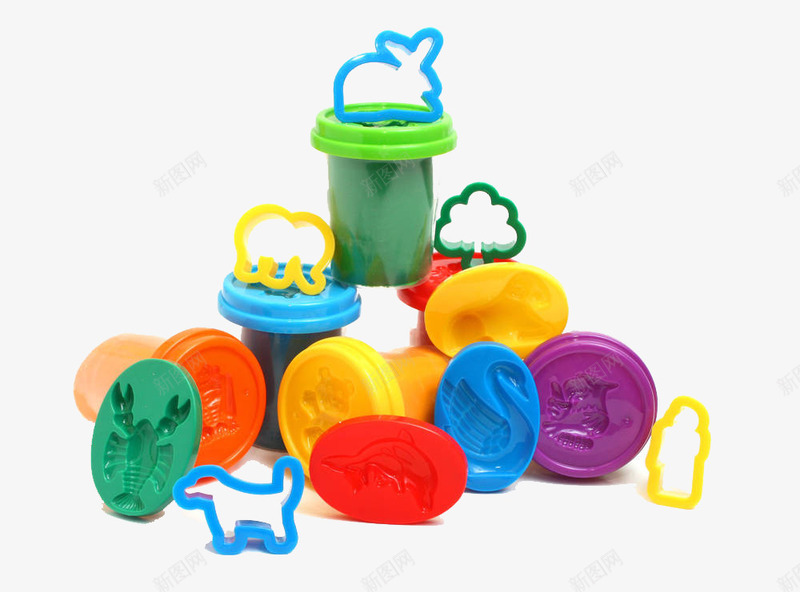 儿童彩色橡皮泥玩具png免抠素材_88icon https://88icon.com 兔子 创意 商务 彩色 手绘 模具 橡皮泥 玩具