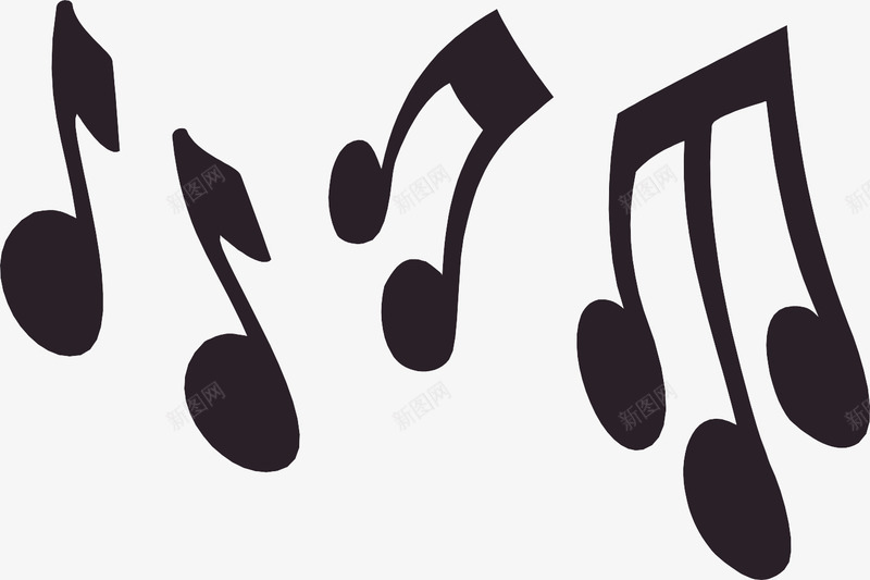 音符png免抠素材_88icon https://88icon.com 乐谱 蓝色 音乐 音符