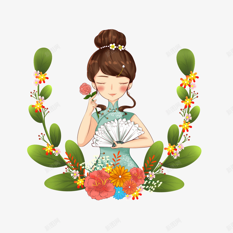 古典旗袍美女2png免抠素材_88icon https://88icon.com 复古 女人 旗袍 旗袍美女 民国风 纹理