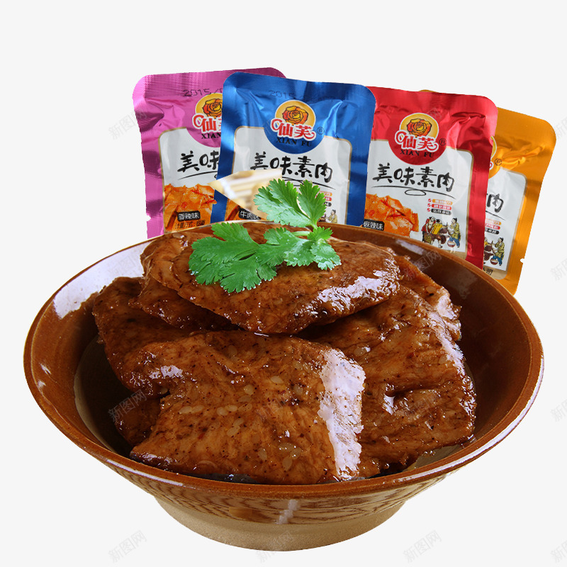好吃美味素肉png免抠素材_88icon https://88icon.com 产品实物 休闲小吃 零食 食品