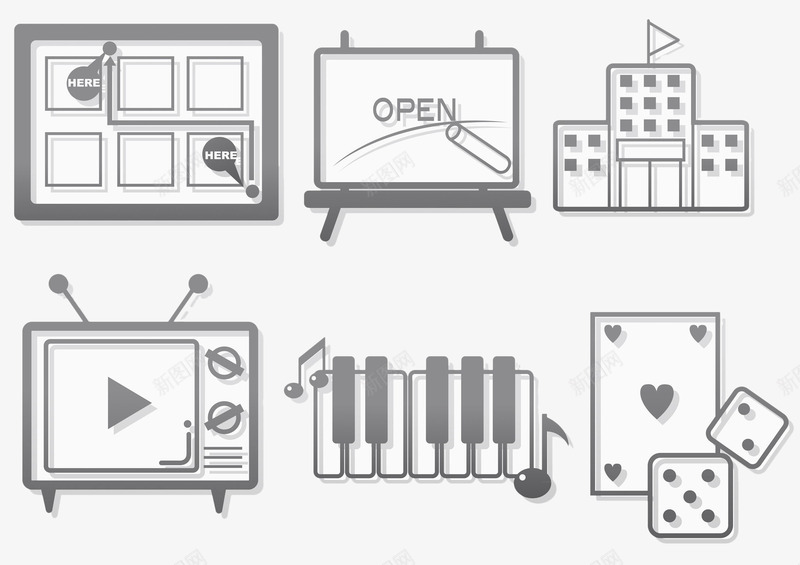 手绘黑色音符png免抠素材_88icon https://88icon.com 乐器 信息栏 学校 手绘 扑克 琴键 老电视 钢琴 音乐 黑板 黑白钢琴键