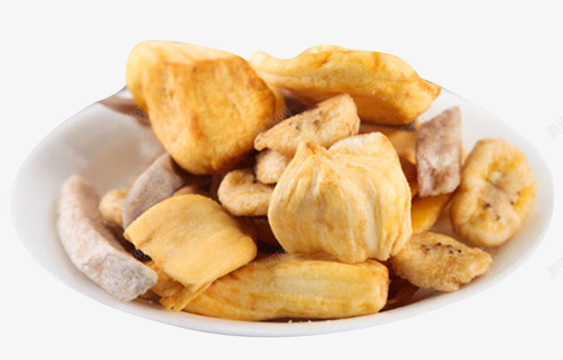 榴莲干香蕉干png免抠素材_88icon https://88icon.com 榴莲香蕉干 混合小零食 混合水果干 香蕉干