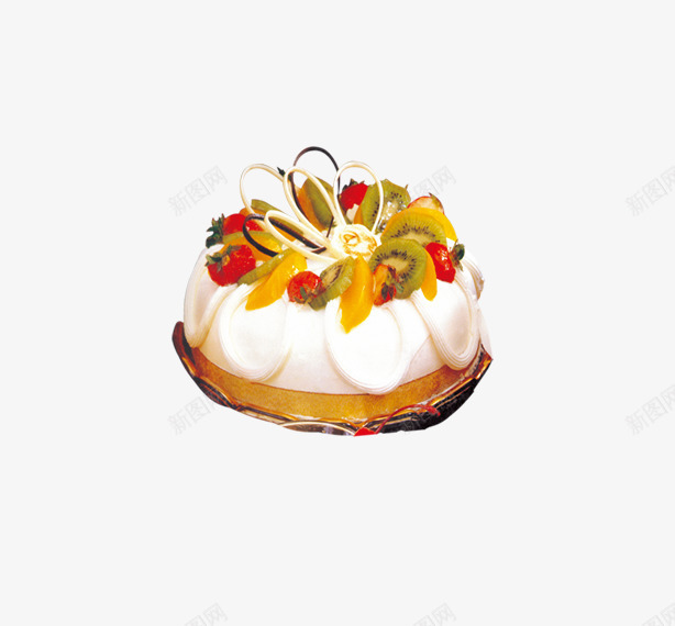 水果蛋糕png免抠素材_88icon https://88icon.com 奇异果 水果 草莓 蛋糕