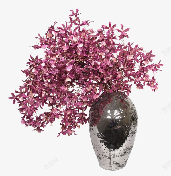 紫花盆栽软装配饰png免抠素材_88icon https://88icon.com 盆栽png 紫花盆栽 紫花盆栽免扣png 紫花花艺 绿色植物 绿色盆栽
