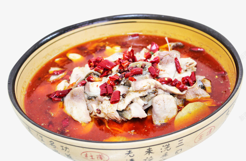 天水鱼png免抠素材_88icon https://88icon.com 红油 花椒 辣椒 鱼肉