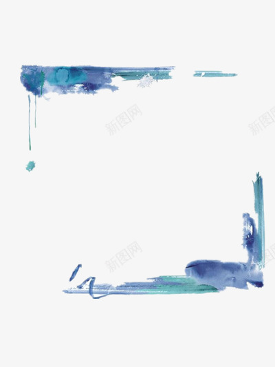 钢笔墨水晕染中国风边框png免抠素材_88icon https://88icon.com 国风 墨水 晕染 杈规 澧按 边框 鍥介 鏅曟煋 钢笔 閽瑪