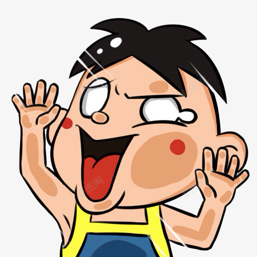 旺仔撞玻璃png免抠素材_88icon https://88icon.com 卡通 可爱 撞玻璃 旺仔 旺仔牛奶