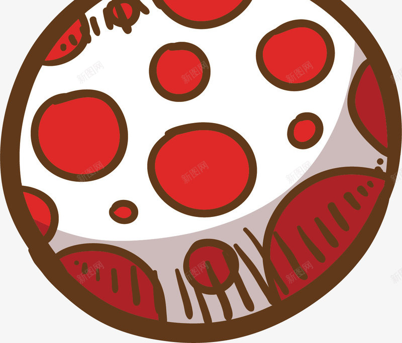 红色波点圣诞球矢量图ai免抠素材_88icon https://88icon.com 圣诞挂饰 圣诞球 圣诞节 波点 矢量png 红色波点 矢量图