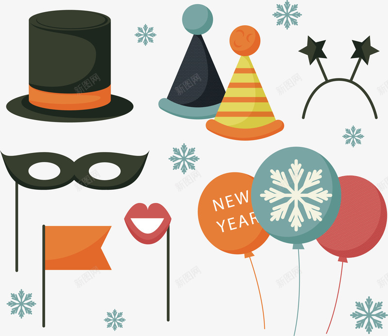 迎接新年派对晚会花纹png免抠素材_88icon https://88icon.com 新年晚会 新年派对 晚会花纹 派对花纹 矢量png 迎接新年