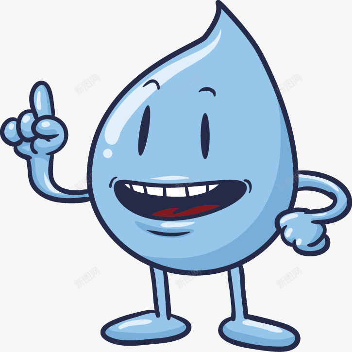 可爱的水滴表情动作元素png免抠素材_88icon https://88icon.com 卡通 可爱的水滴 水滴 矢量水滴 表情 表情动作