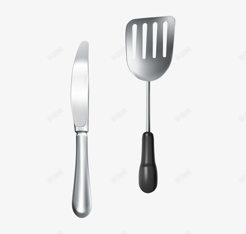 卡通手绘削皮刀与锅铲png免抠素材_88icon https://88icon.com 创意 削皮刀 卡通手绘 艺术 铲子 银色 锅铲