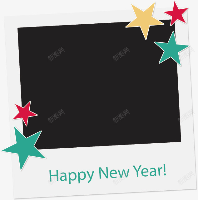 新年星星相框模板png免抠素材_88icon https://88icon.com 元旦 卡通 圣诞节 新年 星星 春节 相框 相框模板 节日