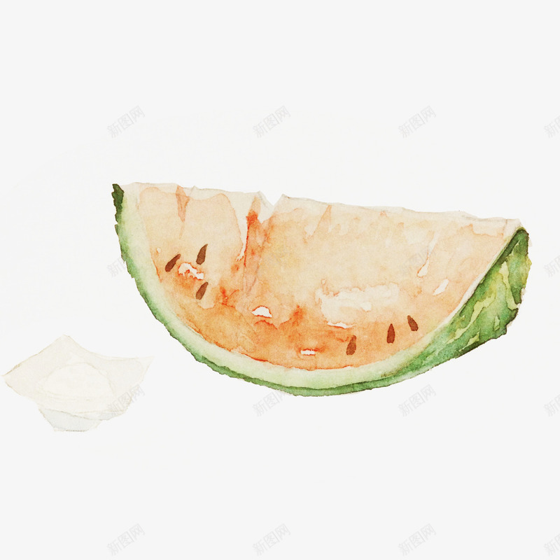 西瓜png免抠素材_88icon https://88icon.com 日系 瓜瓤 红色