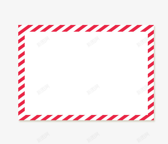 红色条纹边框png免抠素材_88icon https://88icon.com 条纹 条纹边框 浪漫 红白色边框 边框