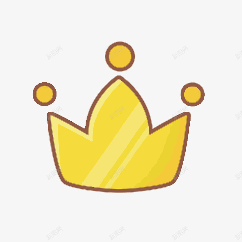 卡通黄色皇冠矢量图eps免抠素材_88icon https://88icon.com 卡通 可爱 手绘 皇冠PNG矢量图 皇冠免扣PNG图 矢量皇冠 黄色皇冠 矢量图