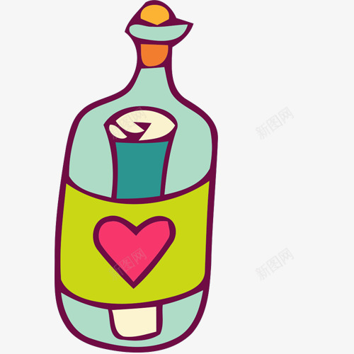 可爱卡通母婴背景元素彩色png免抠素材_88icon https://88icon.com Q Q版 不规则图形 卡通 可爱 彩色 母婴背景元素 漂流瓶 漫画风格 童真