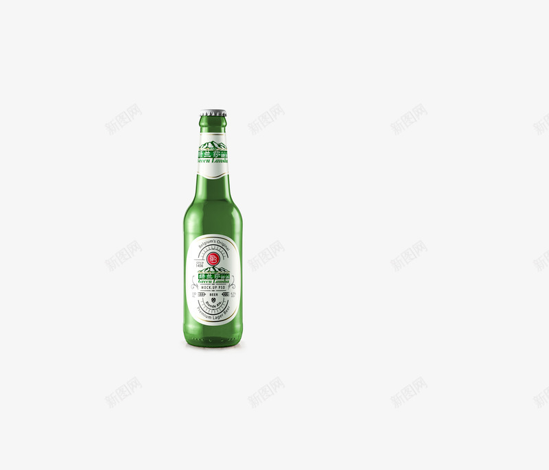 单个啤酒png免抠素材_88icon https://88icon.com 单个 啤酒 瓶子 绿瓶子 酒瓶