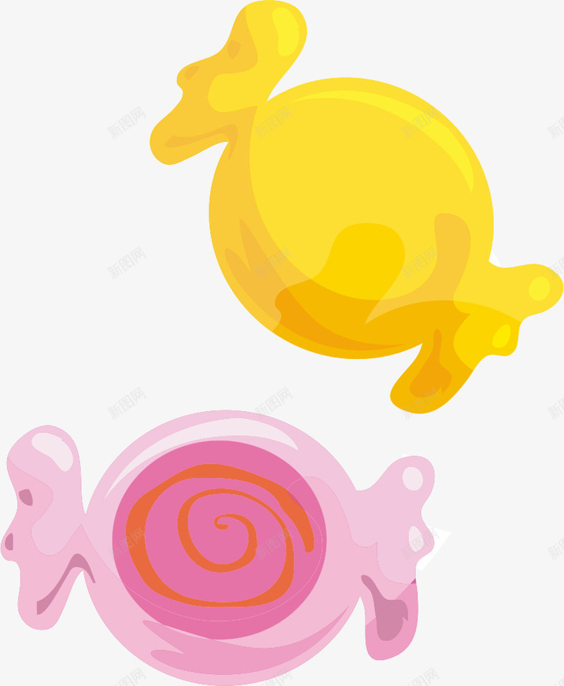 糖果矢量图ai免抠素材_88icon https://88icon.com 六一儿童节 卡通 可爱 糖 糖果 矢量图