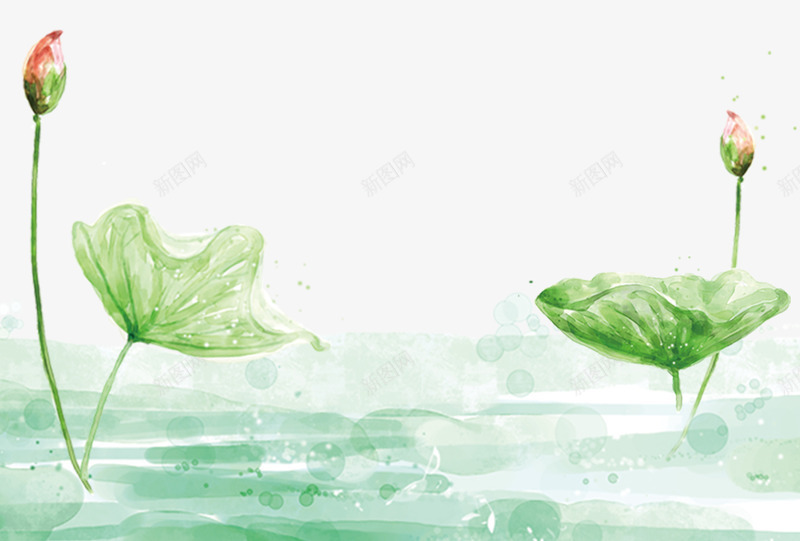 卡通手绘绿色小清新荷叶psd免抠素材_88icon https://88icon.com 卡通 卡通手绘绿色小清新荷叶 小清新 手绘 绿色 荷叶