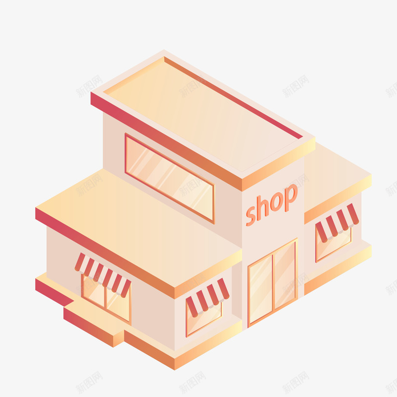 扁平化25D立体超市SHOP图矢量图eps免抠素材_88icon https://88icon.com 25D SHOP 免抠图PNG 扁平化 窗户 立体 购物 超市 矢量图