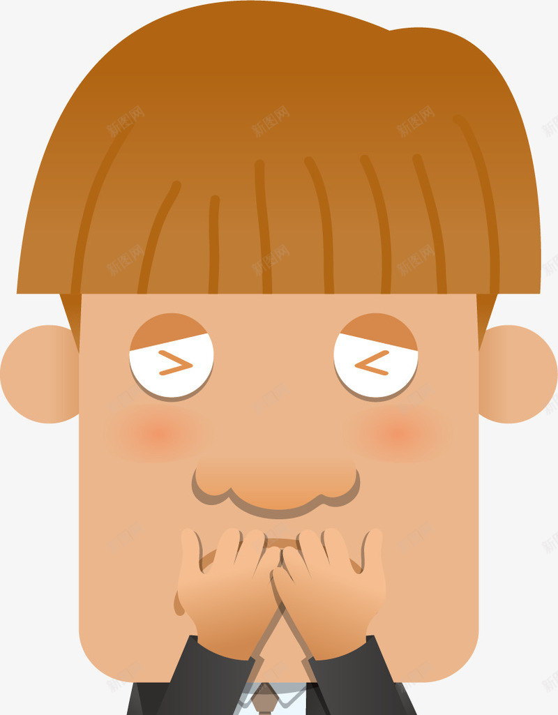 闭嘴的人png免抠素材_88icon https://88icon.com 微信推广员 招推广员 推广 推广员 游戏推广员 紧闭嘴巴 闭嘴
