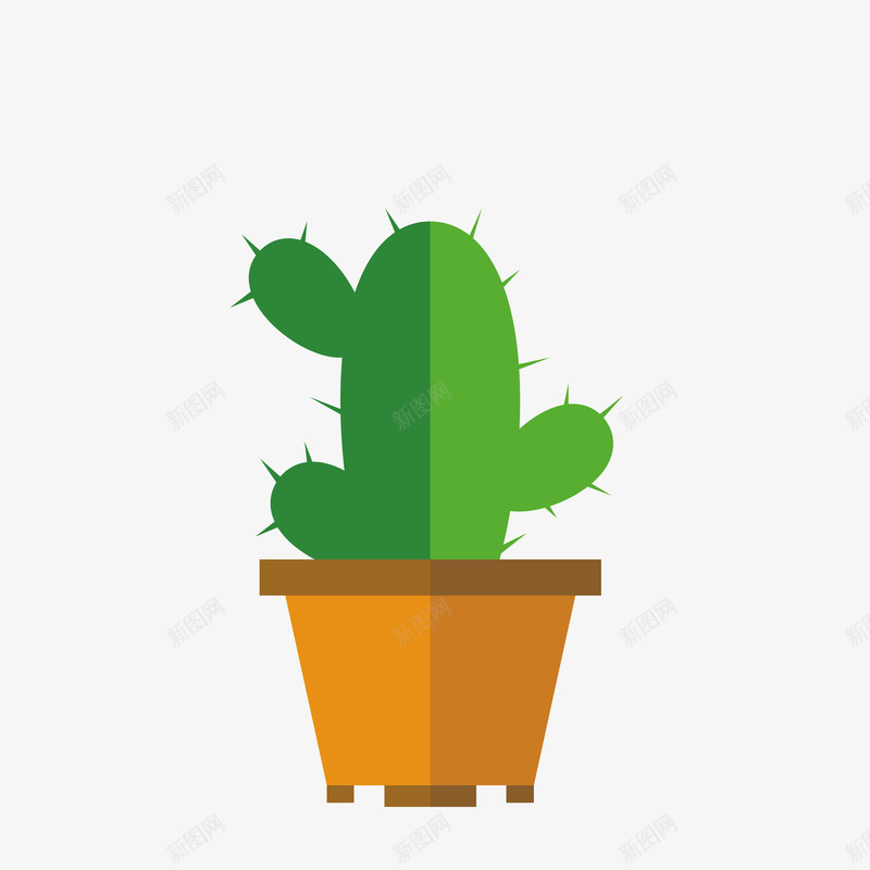 小清新绿色盆栽植物png免抠素材_88icon https://88icon.com 叶子 叶片 图案 小清新 树木 植物 盆栽 简约 绿色 花盆 装饰