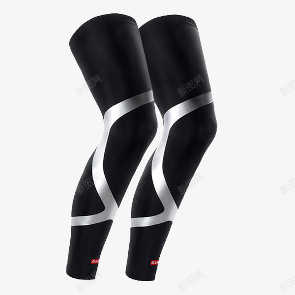 银色条纹图案护膝png免抠素材_88icon https://88icon.com 护膝 男士篮球护膝 立体防护护膝 银色条纹护膝