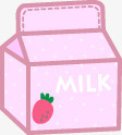 卡通夏日草莓味牛奶盒png免抠素材_88icon https://88icon.com 卡通 夏日 牛奶 草莓