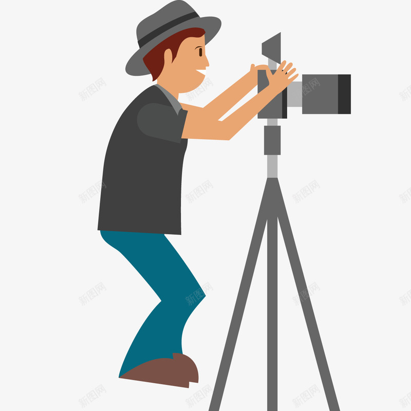 录视频的摄像师png免抠素材_88icon https://88icon.com png图形 png装饰 人物 卡通 摄像师 装饰